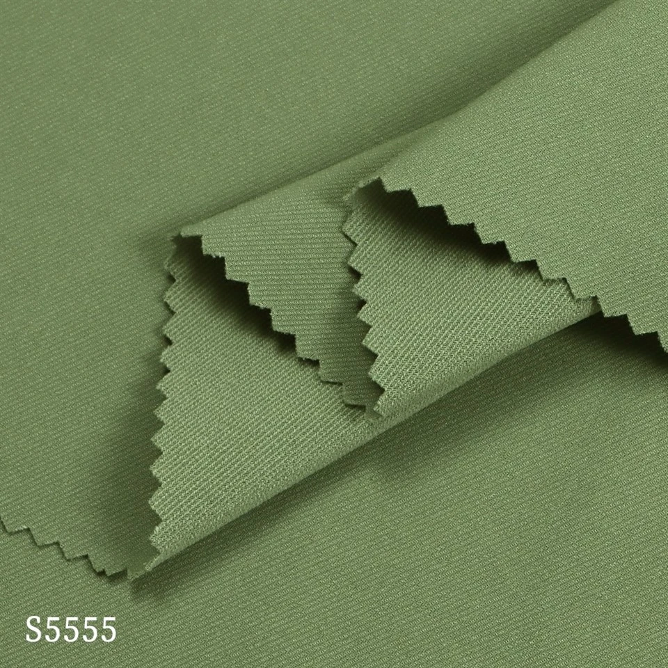 4 vegir strekkja polyester tógv brotið twill